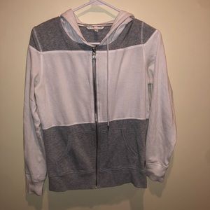 Small Victoria’s Secret Gray and White Hoodie